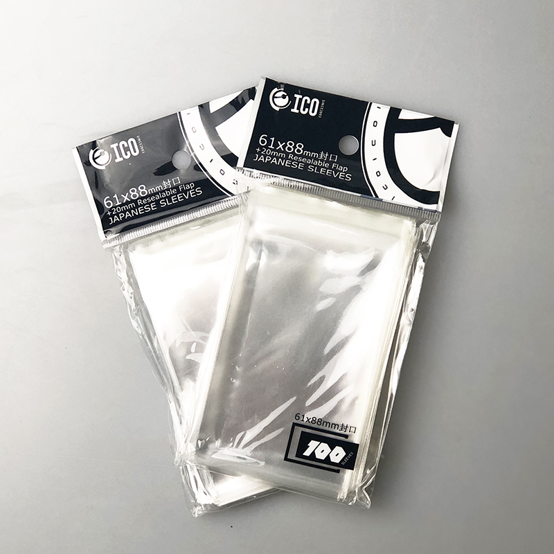 SealYu-Gi-Oh! ICO Transparent card membrane 61 * 88mm100 Zhang Ferrule Deck seal