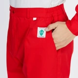 Антистатический летний комбинезон, красный тонкий лонгслив