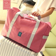 P.travel túi du lịch gấp tay cầm tay hành lý mua sắm túi có thể được thiết lập xe đẩy trường hợp du lịch lưu trữ công suất lớn