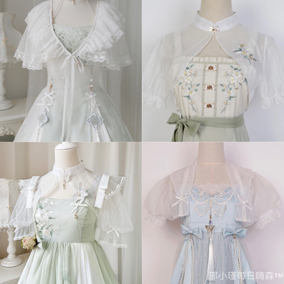 taobao agent Genuine jacket, cardigan, vest, Lolita style, with short sleeve