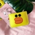 Hàn Quốc dễ thương phim hoạt hình sinh viên mềm em gái gấu nâu cô gái trái tim ví tiền gói thẻ xu túi nhỏ túi xách túi xách ví chanel Ví tiền