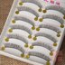 Đài loan handmade lông mi giả # 222 cotton thân khỏa thân tự nhiên trang điểm dày lông mi mắt đuôi chiều dài kích mí keo Lông mi giả