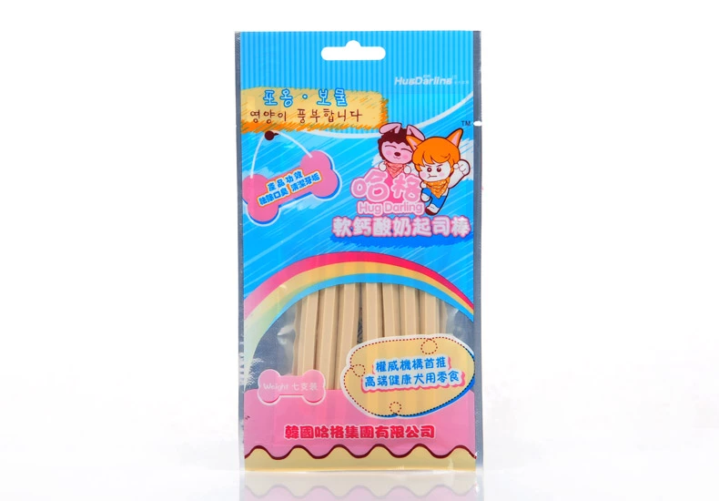 Hagg Soft Canxi Yogurt Cheese Stick 5 Pack Set Dog Snacks Thực phẩm làm sạch Canxi Pet Pet Molar Stick - Đồ ăn vặt cho chó