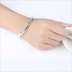 Vòng đeo tay bằng bạc nguyên chất S999, vòng tay tròn bằng bạc mịn bụng gửi mẹ gửi sinh nhật cho bé vòng tay bạc nam Vòng đeo tay Cuff