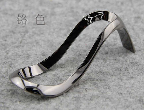 Металлические серебряные золотые туфли из нержавеющей стали на высоком каблуке