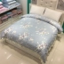 Một mảnh giường ngủ sinh viên bông chăn 1,5m 1.8m bình dị bông Hàn Quốc twill Single Double chăn đơn - Quilt Covers 	chăn phao siêu rẻ	 Quilt Covers