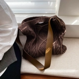 Брендовая вместительная и большая сумка через плечо, трикотажная сумка на одно плечо, коллекция 2023, подходит для студента