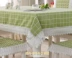 khăn trải bàn bằng vải bông kẻ sọc nhỏ tươi tối giản hiện đại ghế bàn ăn vải ghế bìa đệm phù hợp với nhà tấm vải liệm - Khăn trải bàn