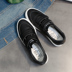 Mùa xuân hoang dã giày nữ Velcro ins Hàn Quốc phiên bản của nhỏ giày trắng đường phố phẳng chụp giản dị Harajuku sinh viên giày vải Plimsolls