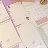 Cartoon A5A6 Live Notepbook Core Standard 6 -Hole Board Page страница крови во время Core 40 Core
