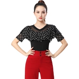 Jitba Summer New Polka Dot Elastic с коротким рукава