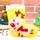 Рождественские носки Версия лося желтая