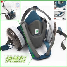 Респираторы, Защитные маски 3m6502快面具kn95可水洗u2k滤芯电焊烟船厂打磨石材加工装修粉尘r