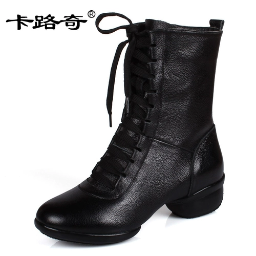Carlucci Square Dance Shoes Женские четыре сезона Новые танцевальные женские туфли из натуральной кожи на мягкой подошве для взрослых Джазовые матросские танцевальные сапоги