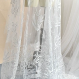 Сянксианская бамбуковая вышивка листовых листьев кружев