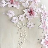 Высококлассная кружевная ткань, свадебное платье, декоративный аксессуар, с вышивкой, кружевное платье, DIY