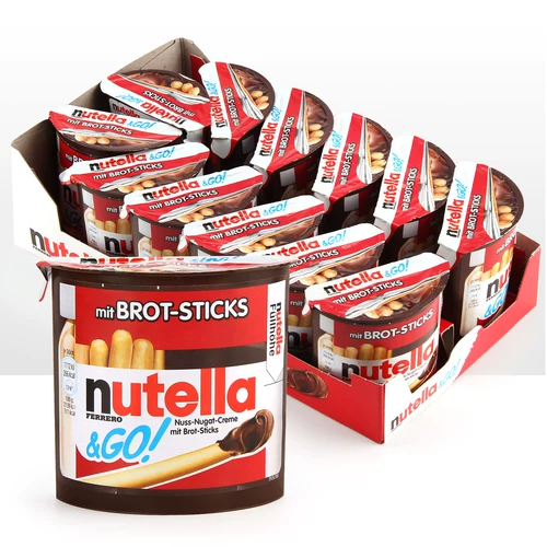 Импортный Nutella Can Multiplied jawelrind Chocolate Sauce Biscuits 52G Ferrero Случайные сети красные закуски