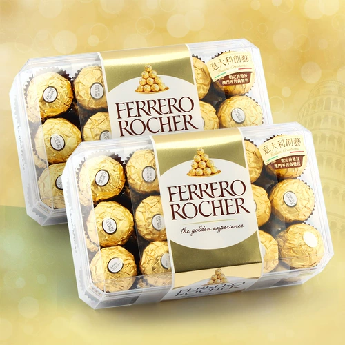 Ферреро шоколадная подарочная коробка установленных закусок, Follo 48 Net Red Gold Sand Pure Cocoa Fat Новые подарки