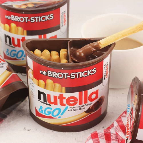 Импортный Nutella Can Multiplied jawelrind Chocolate Sauce Biscuits 52G Ferrero Случайные сети красные закуски