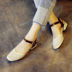 [Bộ sưu tập các phiếu giảm giá trừ 50, với giá 168] ánh sáng đô thị thời trang retro da baotou dép gót chân thấp giày của phụ nữ Sandal