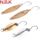 Странство на низовом положении Luya nbk типа типа типа Willow -Leaf Horse Bait Fishing Tillers Белая полоса 2,12,6345 грамм фальшивой приманки золотого цвета
