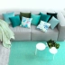 Mùa đông nhung rắn màu đơn giản gối hiện đại sang trọng sofa kích thước lớn đệm giường gối trở lại đệm bao