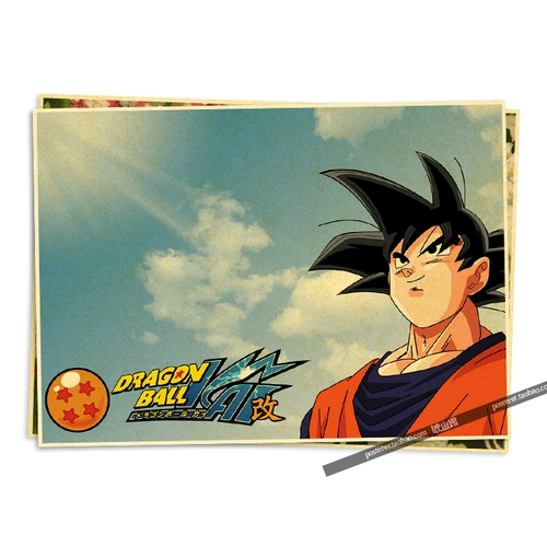 Dragon Ball, японский классический ретро кожаный постер, ностальгия