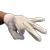 găng tay bảo hộ lao động Găng tay nhựa ba dải polyester màu trắng, nylon dày, nghi thức làm việc, bảo hộ lao động, găng tay hạt trơn găng tay sơn bao tay cách nhiệt 