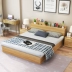 Giường Mini Nhật Bản-phong cách nối ăn trưa phá vỡ rộng Mỹ retro phòng ngủ khách sạn dễ thương trang trí dành cho người lớn thời trang phong cách Châu Âu các mẫu giường gỗ đẹp Giường