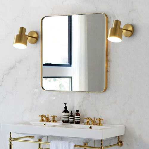 Бра для ванной комнаты, креативные передние фары для зеркала, скандинавский светильник для коридора, фонарь для кровати, в американском стиле, скандинавский стиль