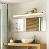 Медные ретро передние фары для зеркала для ванной комнаты, интерьерное освещение, водонепроницаемый светодиодный медный светильник, в американском стиле