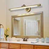 Светодиодные медные водонепроницаемые передние фары для зеркала, энергосберегающее бра для ванной комнаты, светильник
