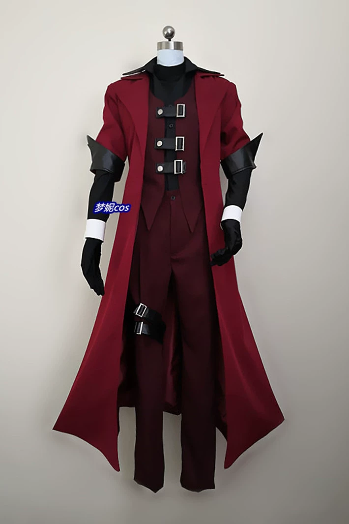 Red trench coat, full set, cosplay