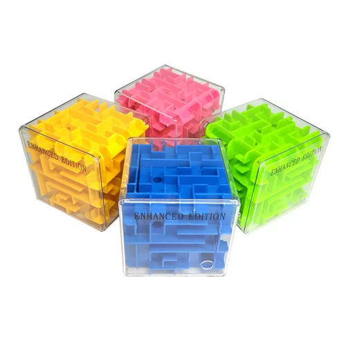 Трехмерный лабиринт, кубик Рубика для школьников, детская интеллектуальная игрушка для детского сада, в 3d формате, подарок на день рождения, раннее развитие