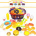 Trẻ em chơi nhà mô phỏng thực phẩm mô hình thực phẩm hamburger bếp đồ chơi bộ bé trai và bé gái thực phẩm phương Tây đồ chơi lắp ráp Đồ chơi gia đình