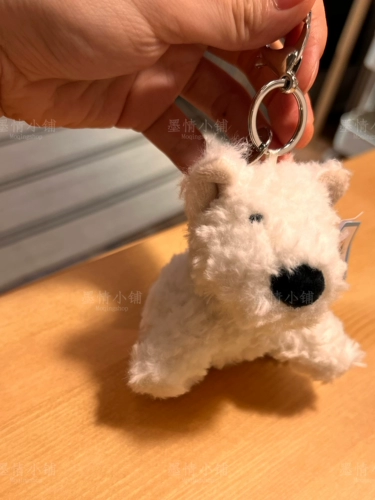 Pure Yuan British Jellyc*T West Highland Dog Men Rola Sirdle Puppy Key Buffer Plauffy Package