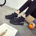 Kích thước lớn vớ giày siêu nhẹ chạy chậm lưới thoáng khí thể thao giản dị giày đáy dày cao để giúp tăng nam giới và phụ nữ vài đôi giày Giày cao gót