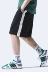 Hai mươi tám mùa hè nam phiên bản Hàn Quốc của thương hiệu hip hop thủy triều màu đen và trắng quần short màu tương phản lỏng quần thể thao nam giản dị