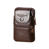 Кожаный коралловый универсальный ремень, поясная сумка, 4.7 дюймов, 6.3 дюймов