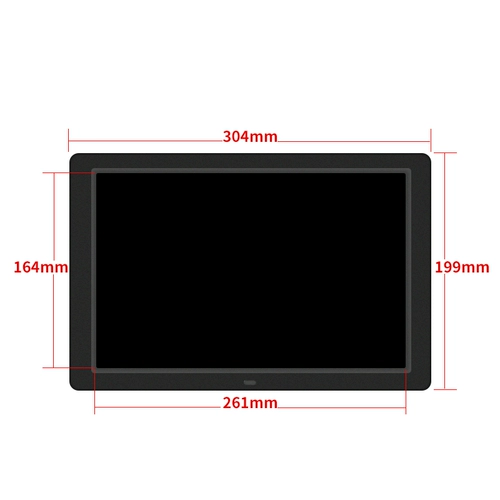 Цифровая электронная фоторамка, фотоальбом, постер, 15 дюймов, дистанционное управление