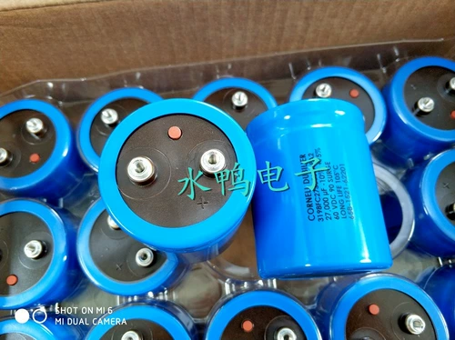 Новая оригинальная коробка American CDE Большой D Audio Concacitor 60V Прямая замена 63 В 27000UF Фильтр лихорадки емкость