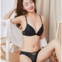 Mùa hè phần mỏng không có dấu vết no rim bra set sexy thu thập áo ngực nhỏ để nhận được phòng chống sữa rủ trên đồ lót phụ nữ quần áo lót đúc cao cấp