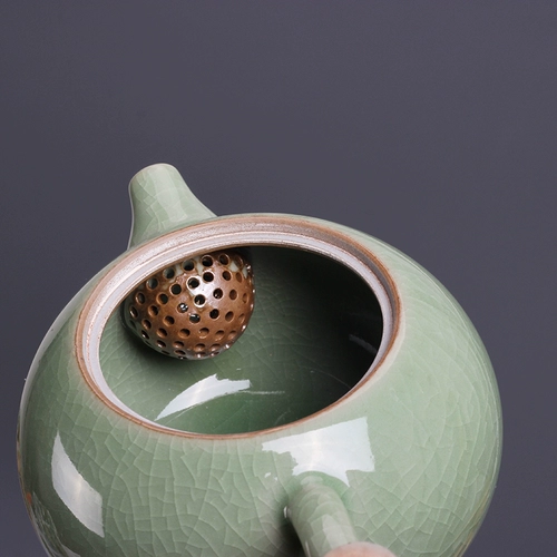 Jiaqingfang Longquan Celadon Tea Ceremony аксессуары дома 1 чайник 1 чайный море 2 чайная чашка 1 Bamboo Tea Tay 5 кусочков чая набор