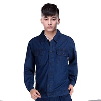 Летний джинсовый топ с длинными рукавами