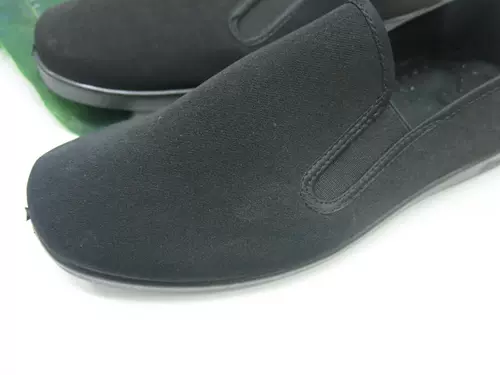 Подлинные старые пекинская мужская ткань обувь чистая черная черная черная рабочая обувь питательные ноги и дышащее мягкое дно специальное использование