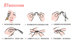 4 Đóng Hộp-False Eyelash Glue Độ Dày Tự Nhiên Sinh Viên Người Mới Bắt Đầu Mô Phỏng Nhân Tạo Lông Mi Giả 10 Piece Bộ mi giả hàn quốc Lông mi giả