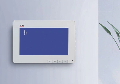 Визуальная интерком Guanlin AH1-E4VC White Model 7-дюймовая цветовая цветовая комната для дома.