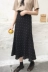 2018 mùa hè mới Hàn Quốc phiên bản của chic retro sóng điểm váy eo cao hoang dã đuôi cá nhỏ đoạn dài một từ váy Váy