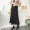 2018 mùa hè mới Hàn Quốc phiên bản của chic retro sóng điểm váy eo cao hoang dã đuôi cá nhỏ đoạn dài một từ váy