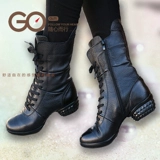 Туфли, сапоги, танцующая современная обувь, из натуральной кожи, мягкая подошва